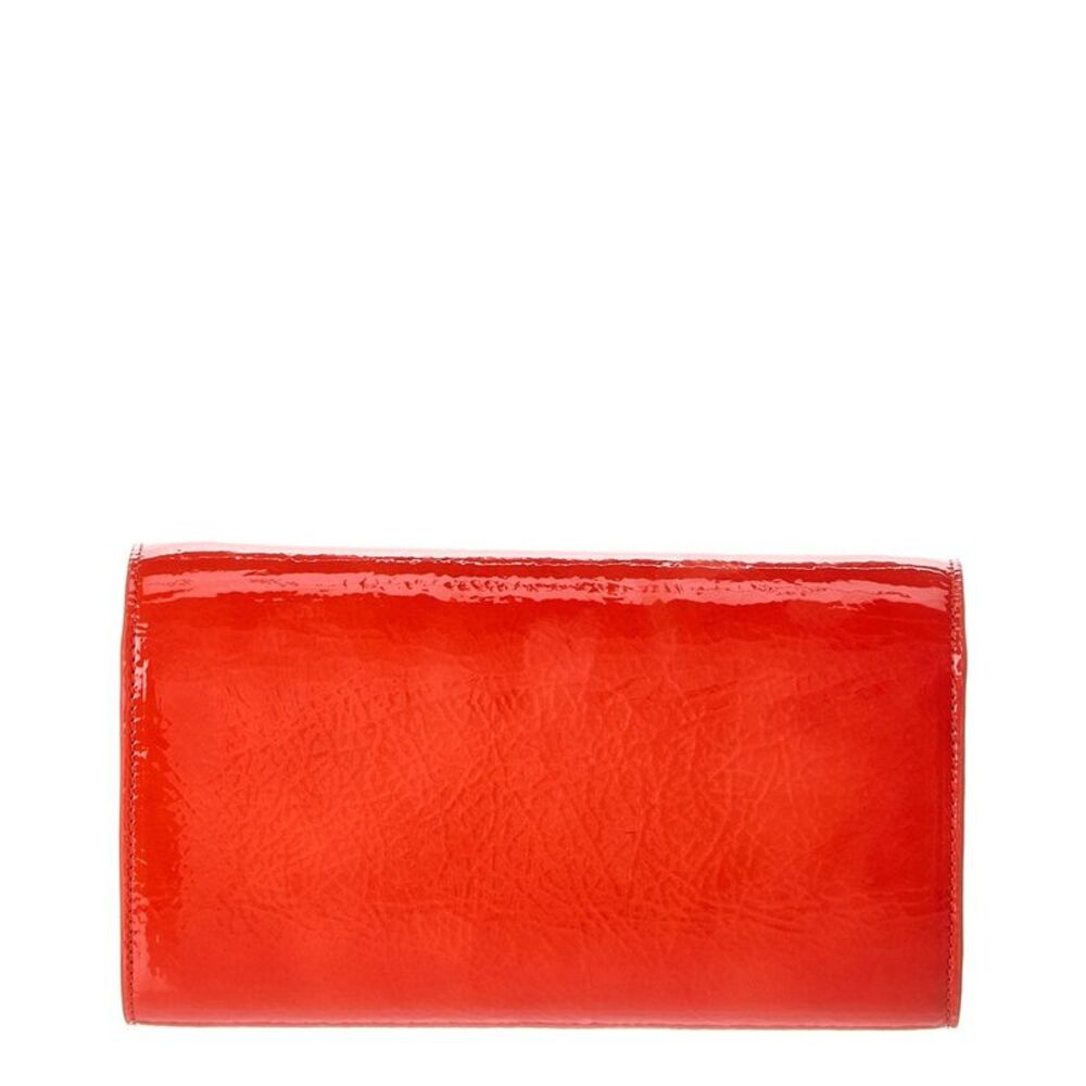 Christian Louboutin Loubi54 Patent Wallet On Chain, Orange - Picture 2 of 4